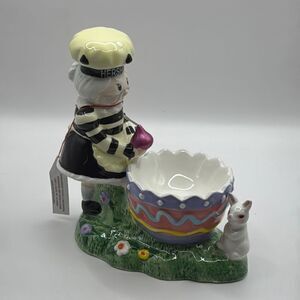 Hershey's Kurt Adler vintage Ceramic Candy Dish with Bunny